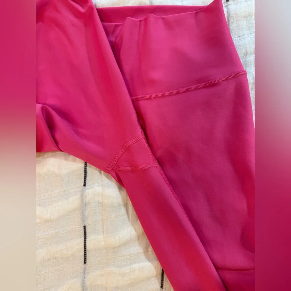 Alo Yoga Airlift High Rise Leggings Pink S 7/8 Sculpt Athleisure